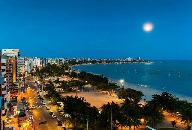 Apartamento Beira-Mar Top na Pajuçara - Maceió Exterior foto